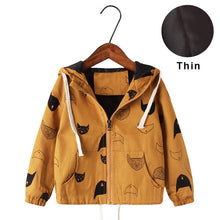 Load image into Gallery viewer, Cat printed children's  Jacket