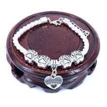 Load image into Gallery viewer, Dogs pow color rope chin  bracelet