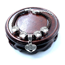 Load image into Gallery viewer, Dogs pow color rope chin  bracelet