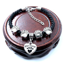 Load image into Gallery viewer, Dogs pow color rope chin  bracelet